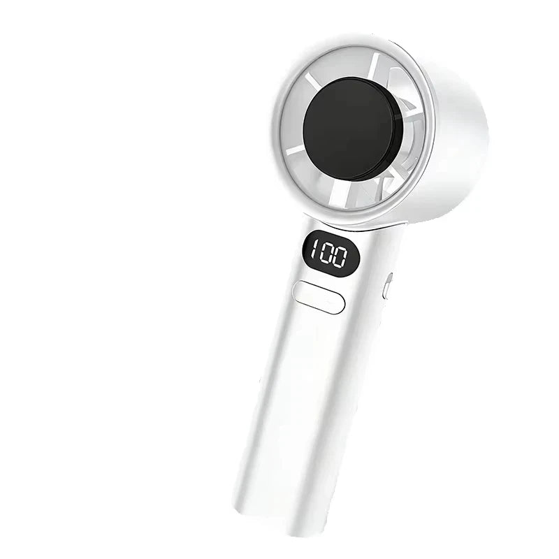 Lenovo Ultra Handheld Portable Fan 100 Wind Speeds Adjustable Usb Charging Mini Outdoor Turbo Long-lasting High Speed Fan