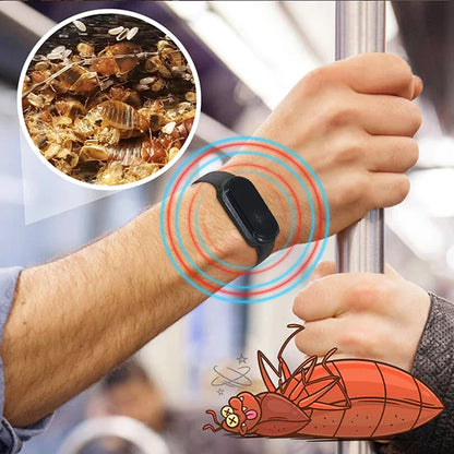 New Wearable Mosquito Repellent Unisex Wristband Physical & Ultrasonic Non-Chemical For Home & Outdoor 2026