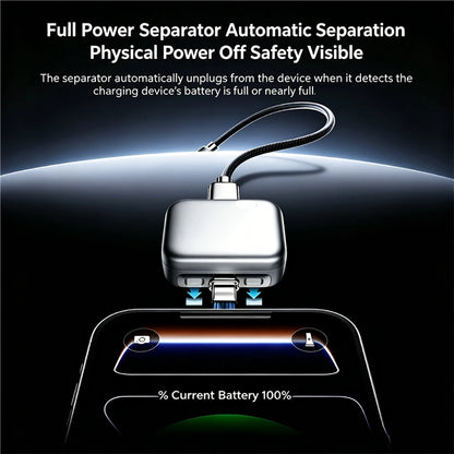 140W Physical-Disconnect Intelligence Charger Separator Protect Battery Overcharge Protection Auto Power-off  for Type-C Devices
