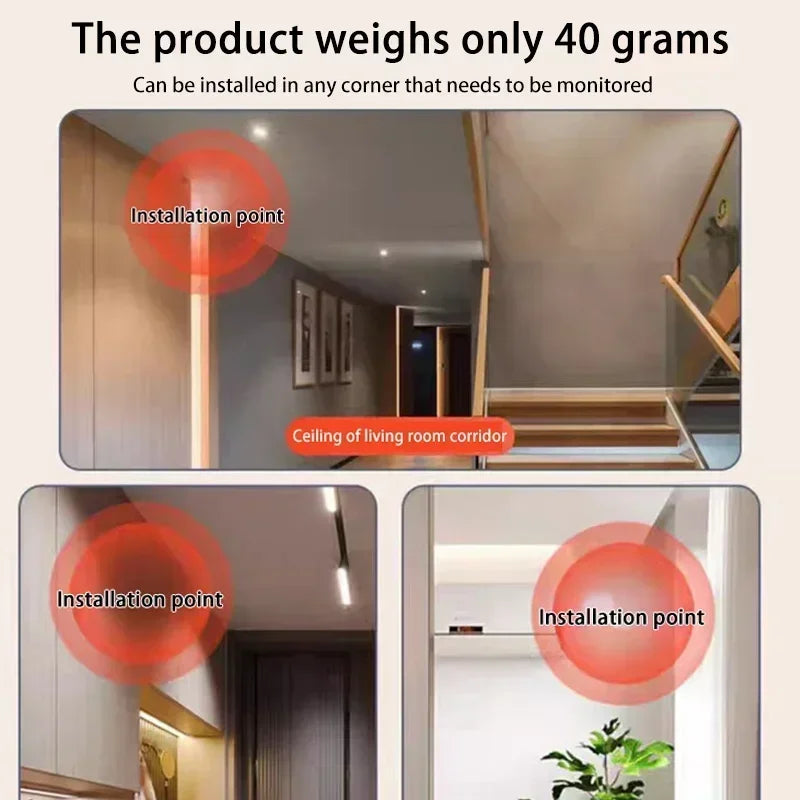 New 4K HD WiFi Security Camera Night Vision Home Mini Smart Indoor IP Surveillance APP Remote Monitoring Portable Design