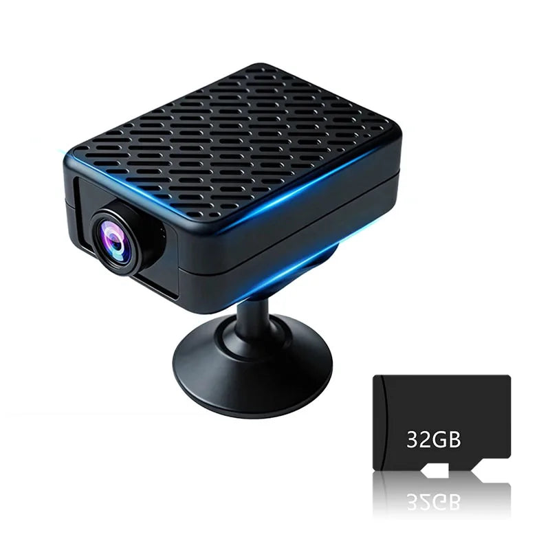 Lenovo Security Camera WiFi-Connected Remote Smart Monitoring 140-Degree HD Camera DVR Battery Backup in Case of Power Outage